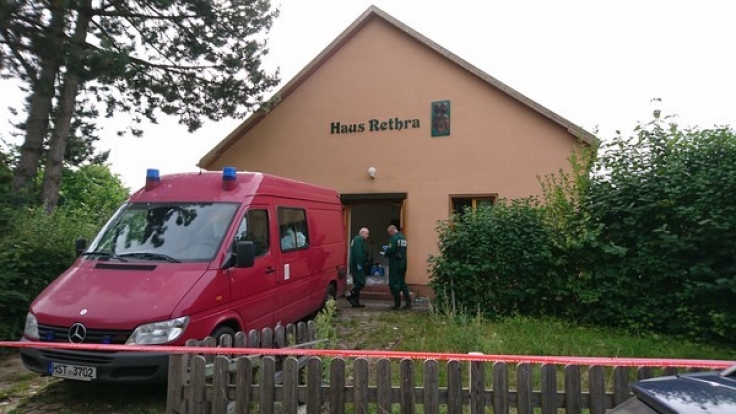 In diesem Haus wurde die Leiche von