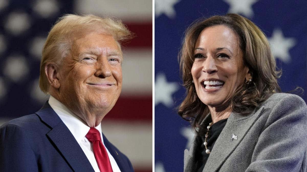 Kamala Harris und Donald Trump k&auml;mpfen heute um den Einzug ins Wei&szlig;e Haus. (Foto)