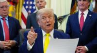 Donald Trump wird erneut für seinen Auftritt bei einer Pressekonferenz im Weißen Haus kritisiert.