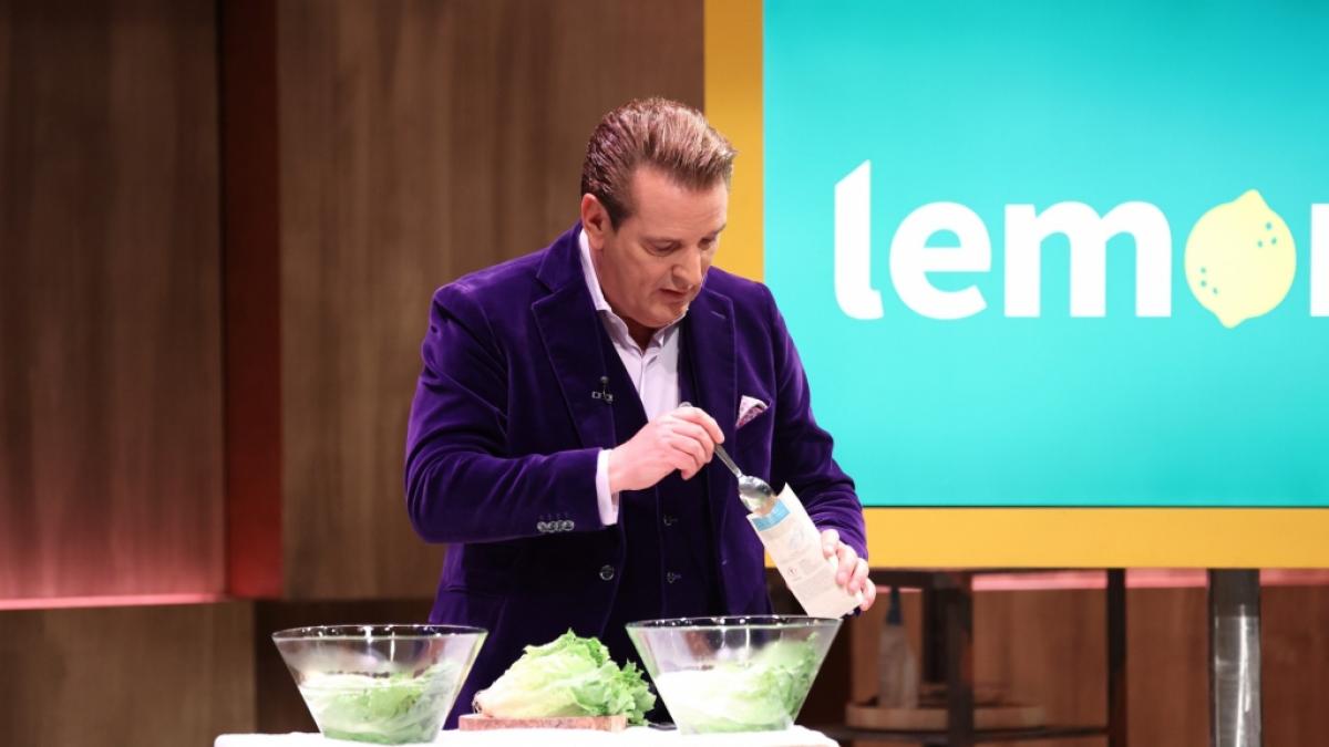 Ralf D&uuml;mmel testet bei "Die H&ouml;hle der L&ouml;wen" das Produkt lemonist. (Foto)