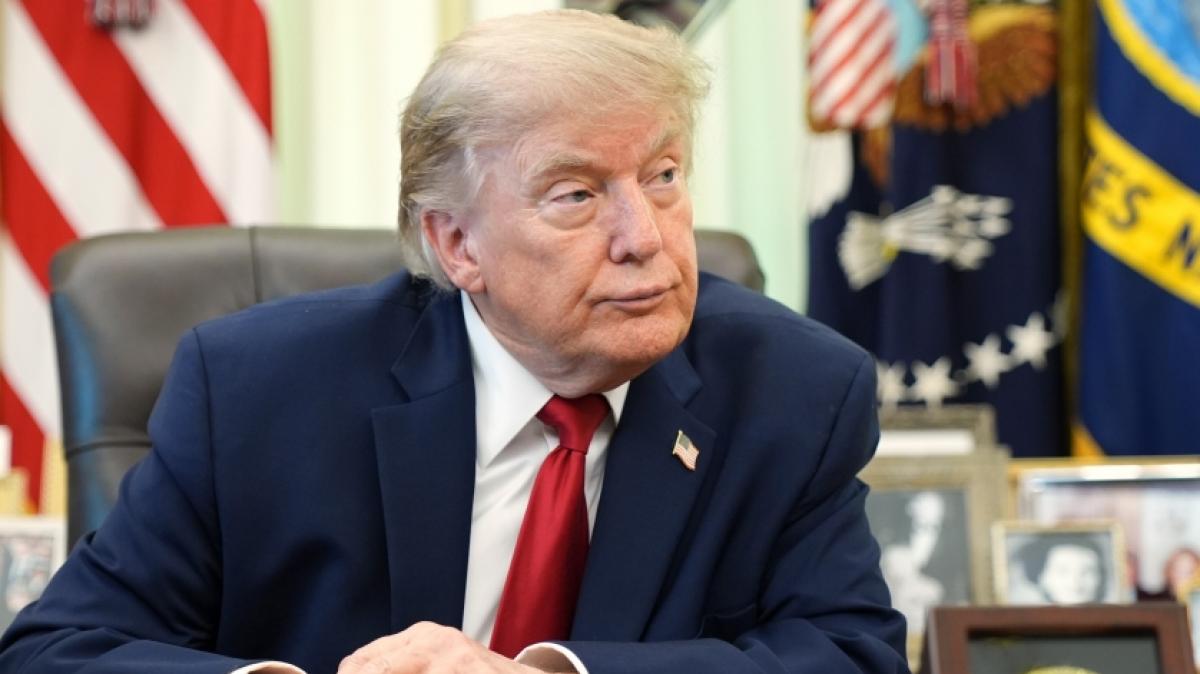 Donald Trump (Foto) hat wieder einmal gegen Barack Obama geschossen. (Foto)