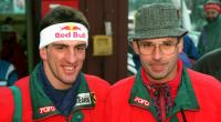 Klaus Bonsack (r.) 1993 mit Markus Prock (l.).