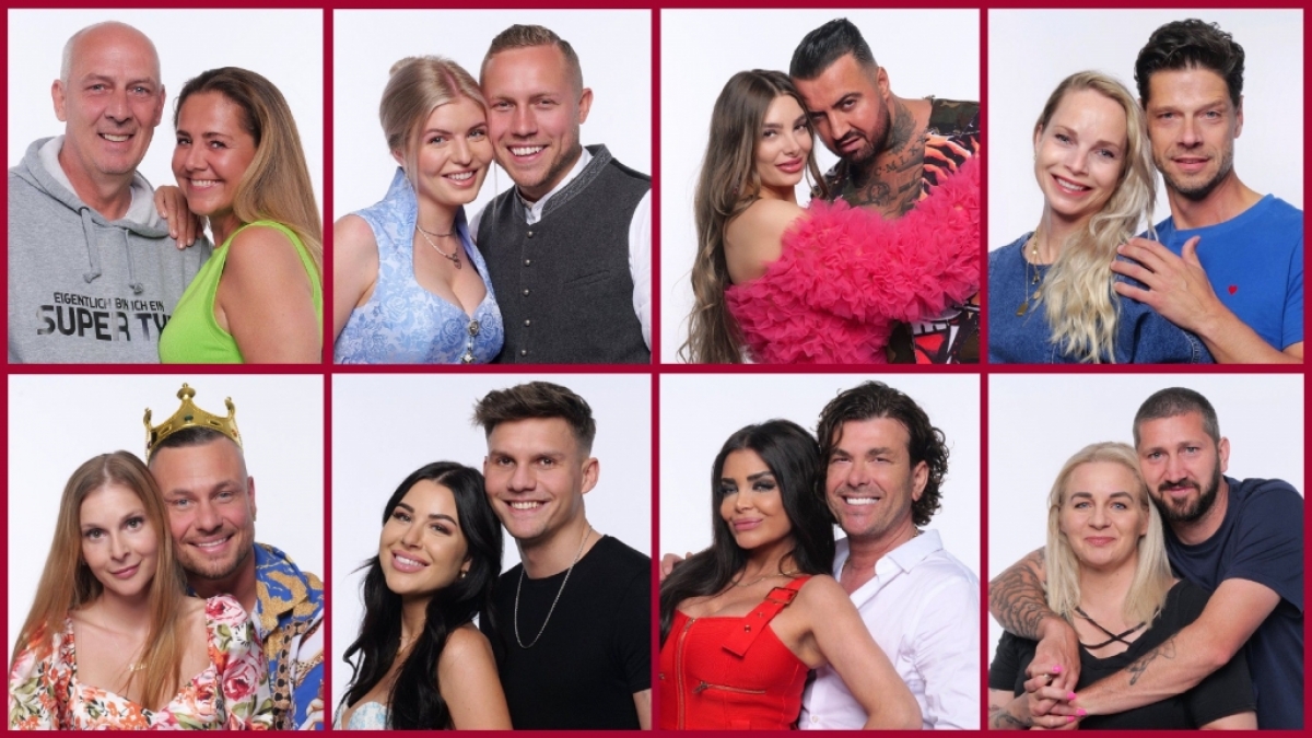 Diese acht Promipaare ziehen 2022 in "Das Sommerhaus der Stars". (Foto)