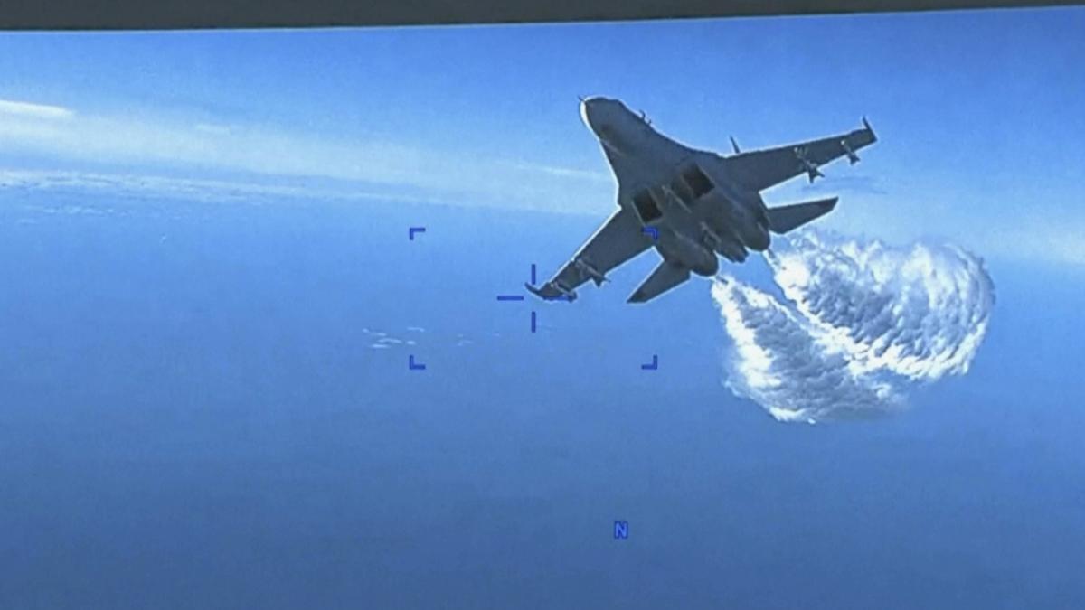 Ein russischer Kampfjet soll eine US-Drohne zum Absturz gebracht haben. (Foto)