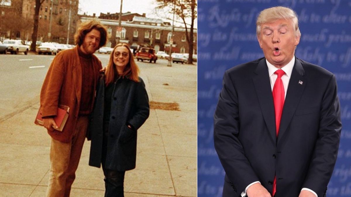 So peinlich haben Sie Hillary Clinton und Donald Trump noch nicht gesehen. (Foto)