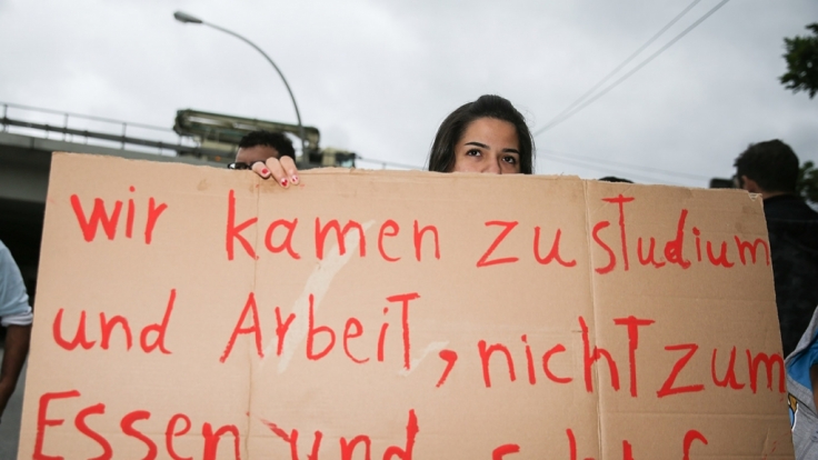 Laut der Arbeitsagentur sind viele Flüchtlinge nur gering qualifiziert.