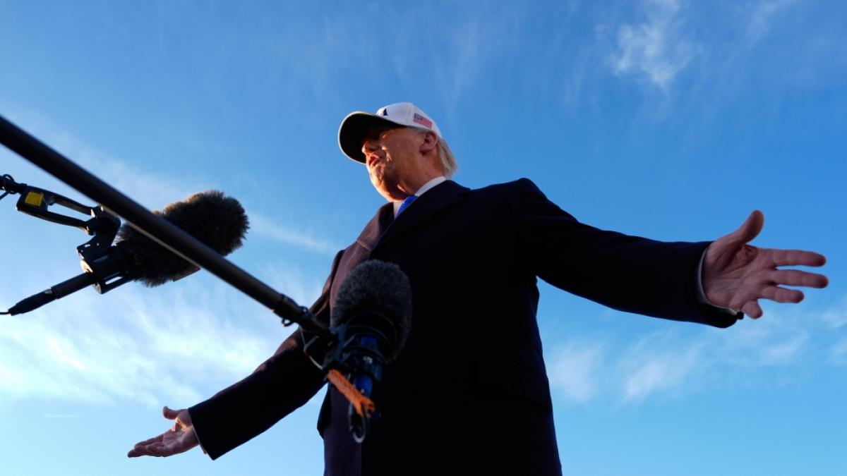 Donald Trump erkl&auml;rte die "radikale Linke" auf Truth Social zum gr&ouml;&szlig;ten Feind der USA. (Foto)