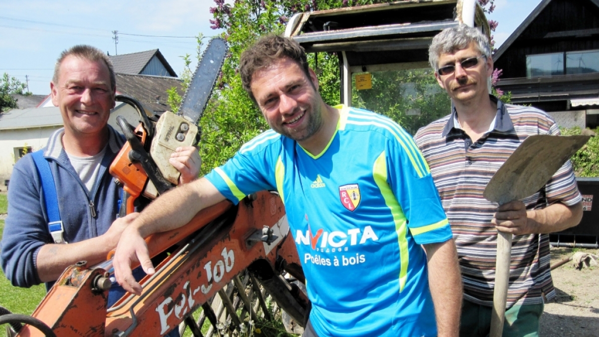 Ralle, Claus und Ralf Dammasch sind jetzt "Die Beet-Br&uuml;der". (Foto)