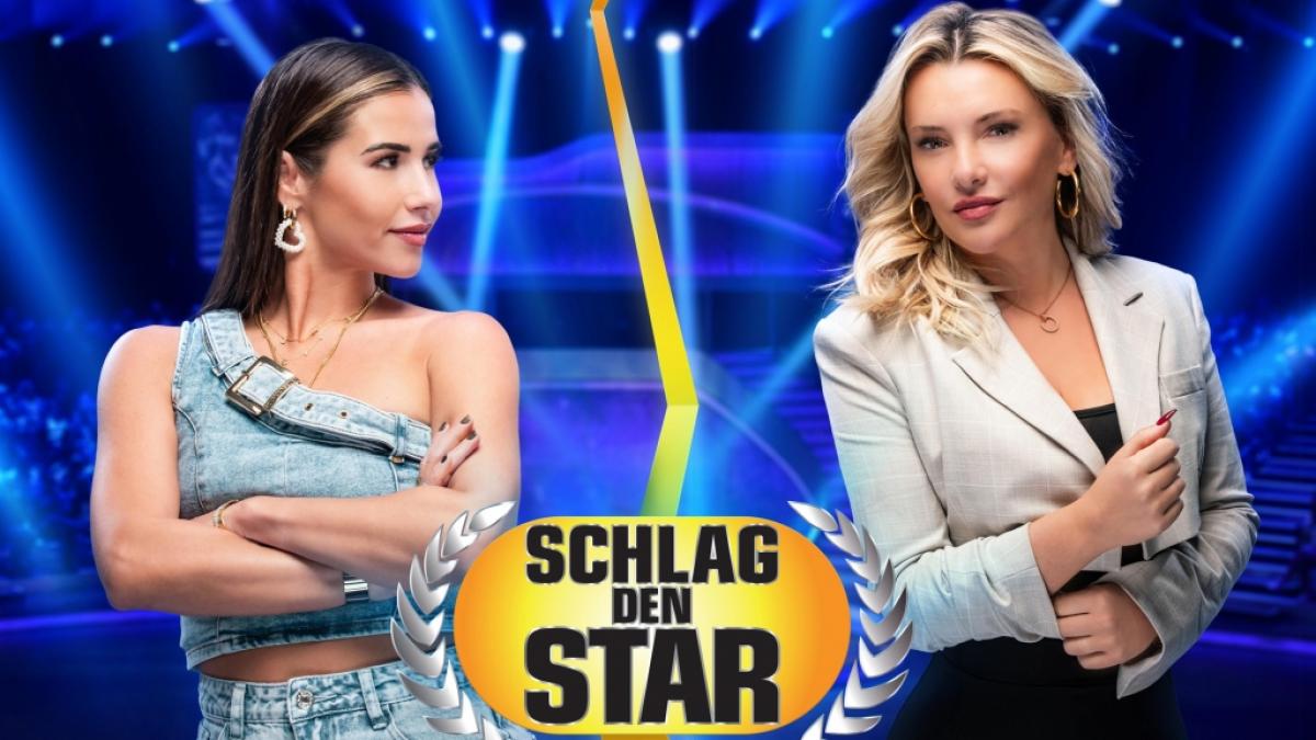 Sarah Engels (l.) und Evelyn Burdecki (r.) treten am 15. Februar bei "Schlag den Star" gegeneinander an. (Foto)