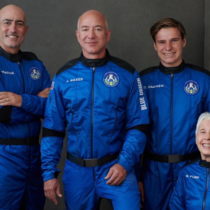 HIER sehen Sie Jeff Bezos' Kurztrip ins All im Live-Stream