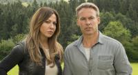Simone Thomalla als Katja Baumann und Marco Girnth als Mark Weber im ZDF-Fernsehfilm „Frühling – Nichts gegen Papa