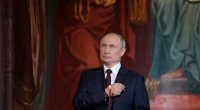 Wie echt sind die Aufnahmen, die Kreml-Chef Wladimir Putin beim Ostergottesdienst in der Christ-Erlöser-Kathedrale in Moskau zeigen?
