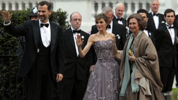 Letizia war schon bei Kates Hochzeit schrecklich dürr.