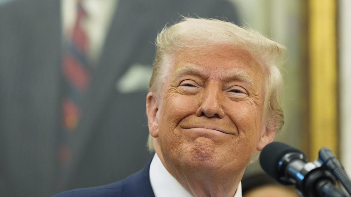 Donald Trump ist wieder einmal mit einer wirren Aussage aufgefallen. (Foto)