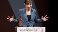 Maja Schöne wird als Beste Schauspielerin bei der Verleihung des Deutschen Schauspielerpreises 2013 ausgezeichnet.