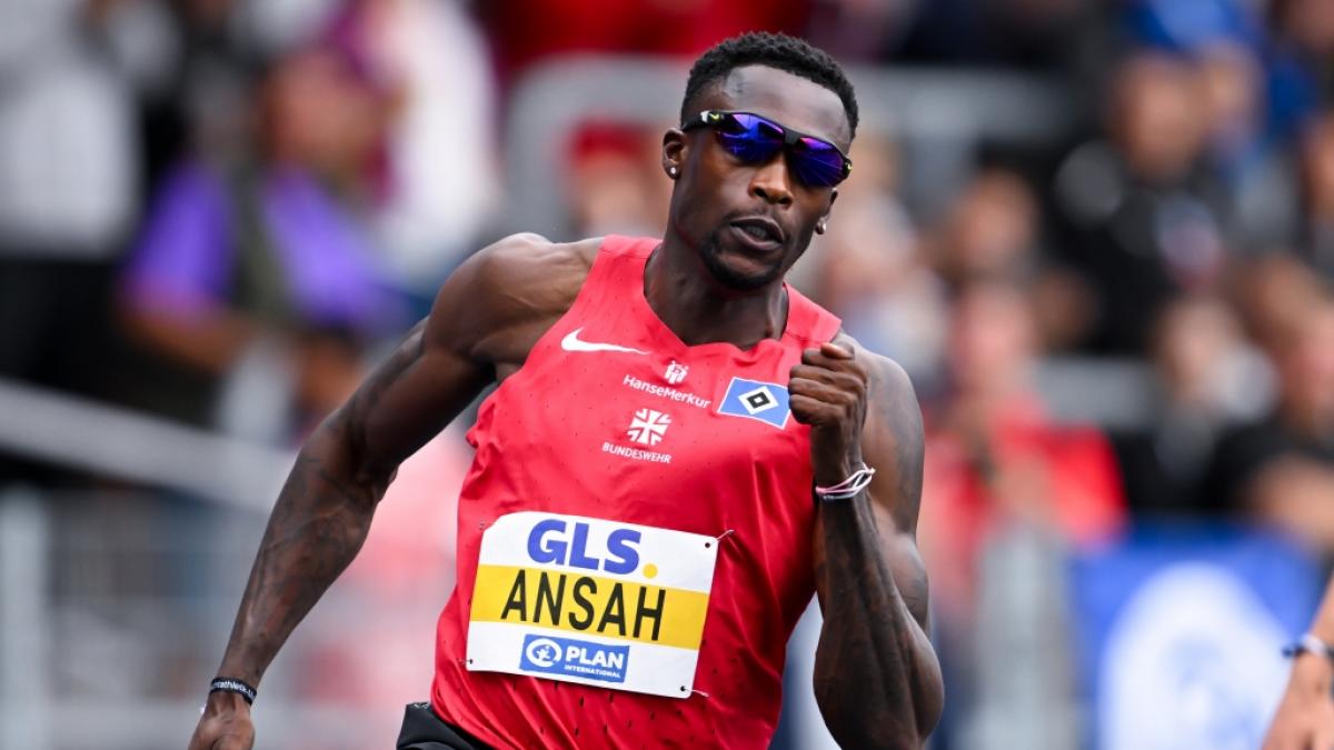 Owen Ansah vom Hamburger SV h&auml;lt den deutschen Rekord &uuml;ber 100 Meter. (Foto)
