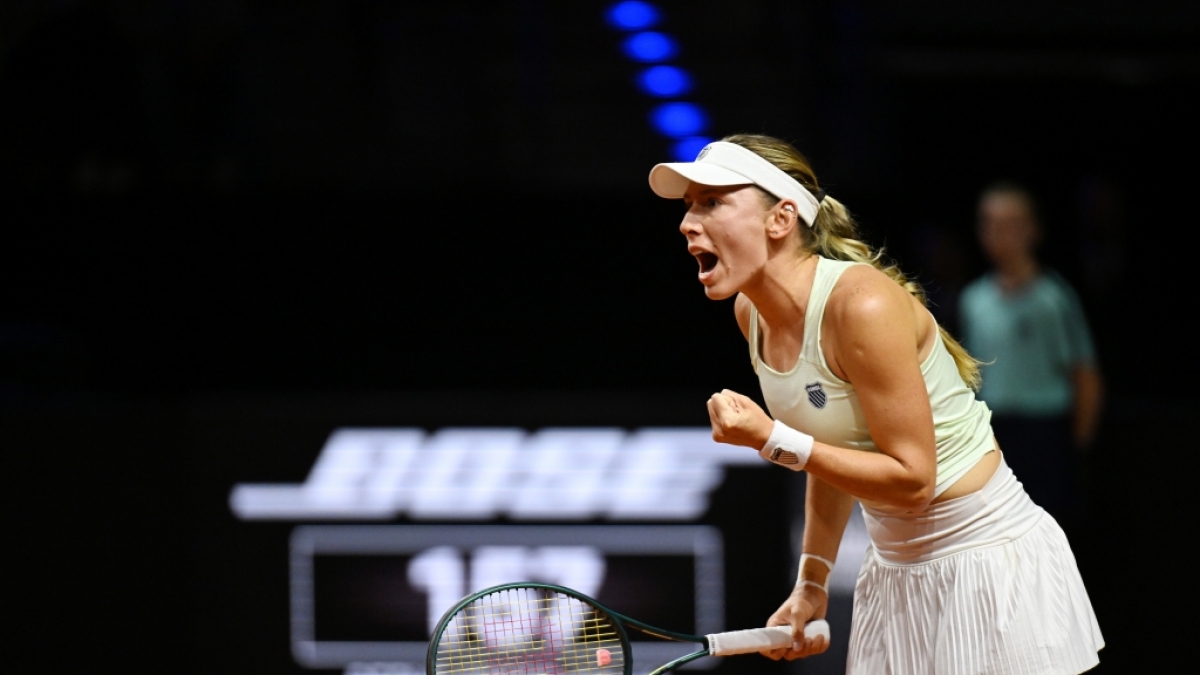 Ekaterina Alexandrova ballt die Faust, am 20.04.2025. (Symbolbild) (Foto)