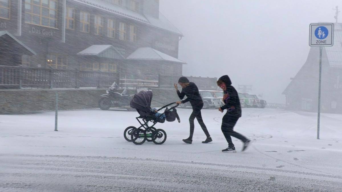 Im Erzgebirge hat es am Wochenende bereits geschneit. (Foto)