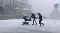 Im Erzgebirge hat es am Wochenende bereits geschneit.