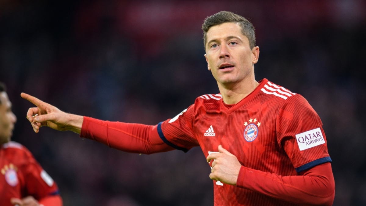 Robert Lewandowski steht mit dem FC Bayern M&uuml;nchen im Viertelfinale des DFB-Pokals. (Foto)