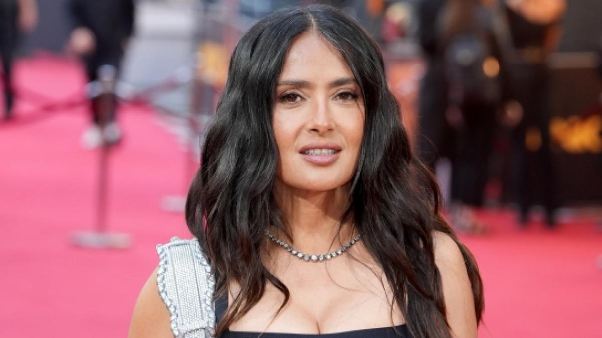 Salma Hayek bei der Premiere von "Blink Twice" auf dem roten Teppich. (Foto)