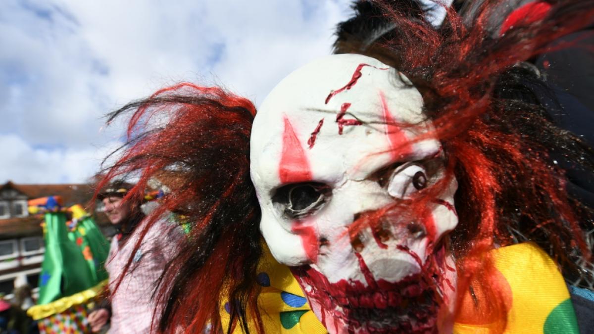 Horrorclown setzt Flughafen M&uuml;nchen in Angst und Schrecken (Foto)