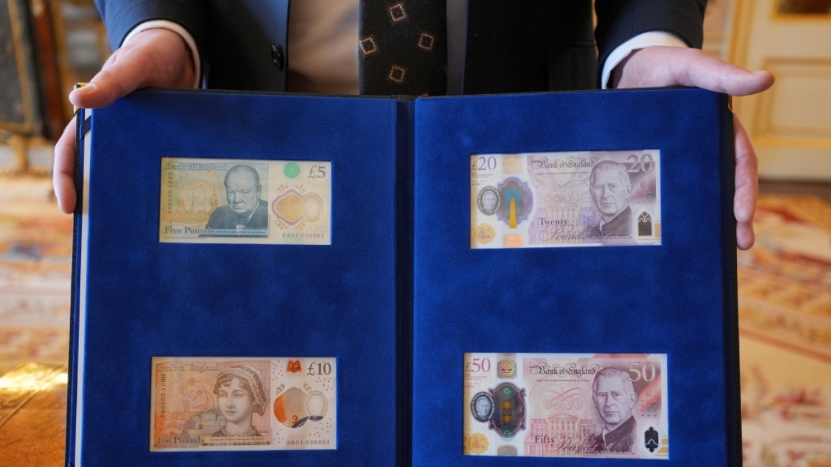 Neue britische Banknoten. (Foto)