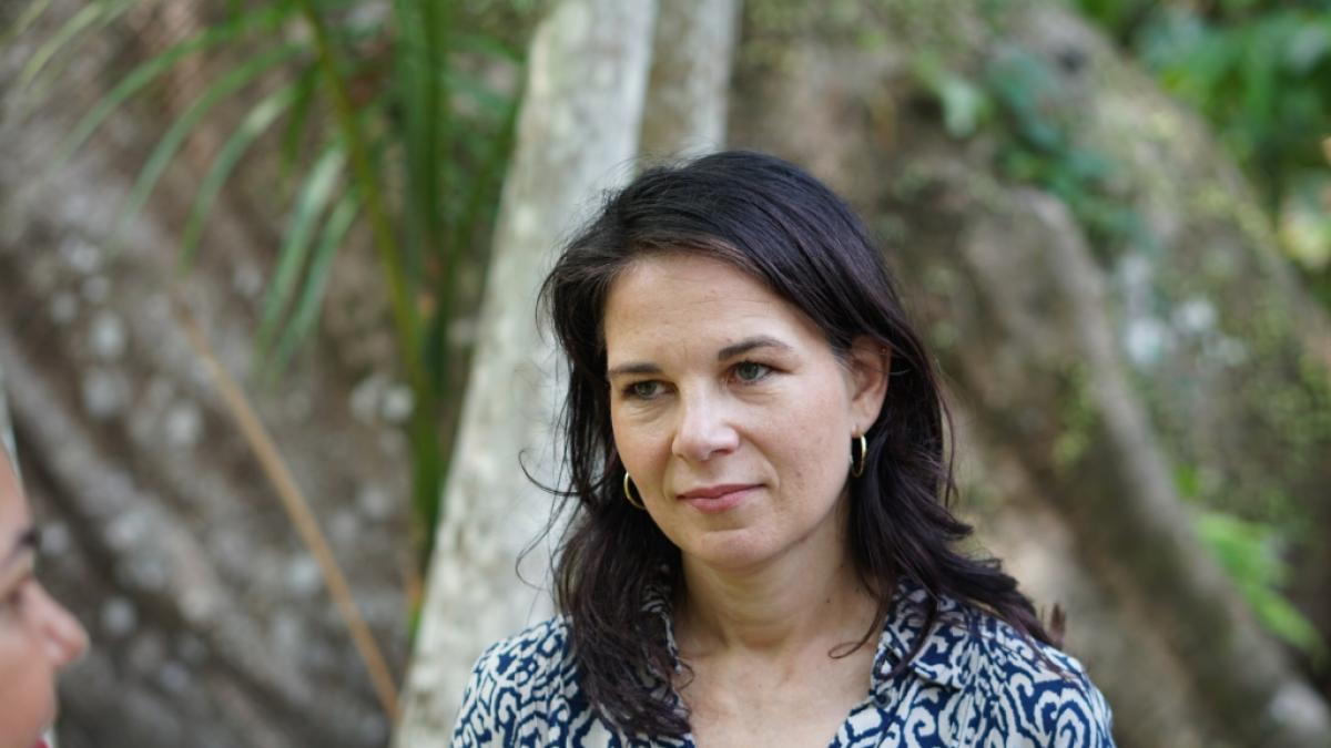 Annalena Baerbock blickt wegen der AfD-Erfolge besorgt nach Deutschland. (Foto)