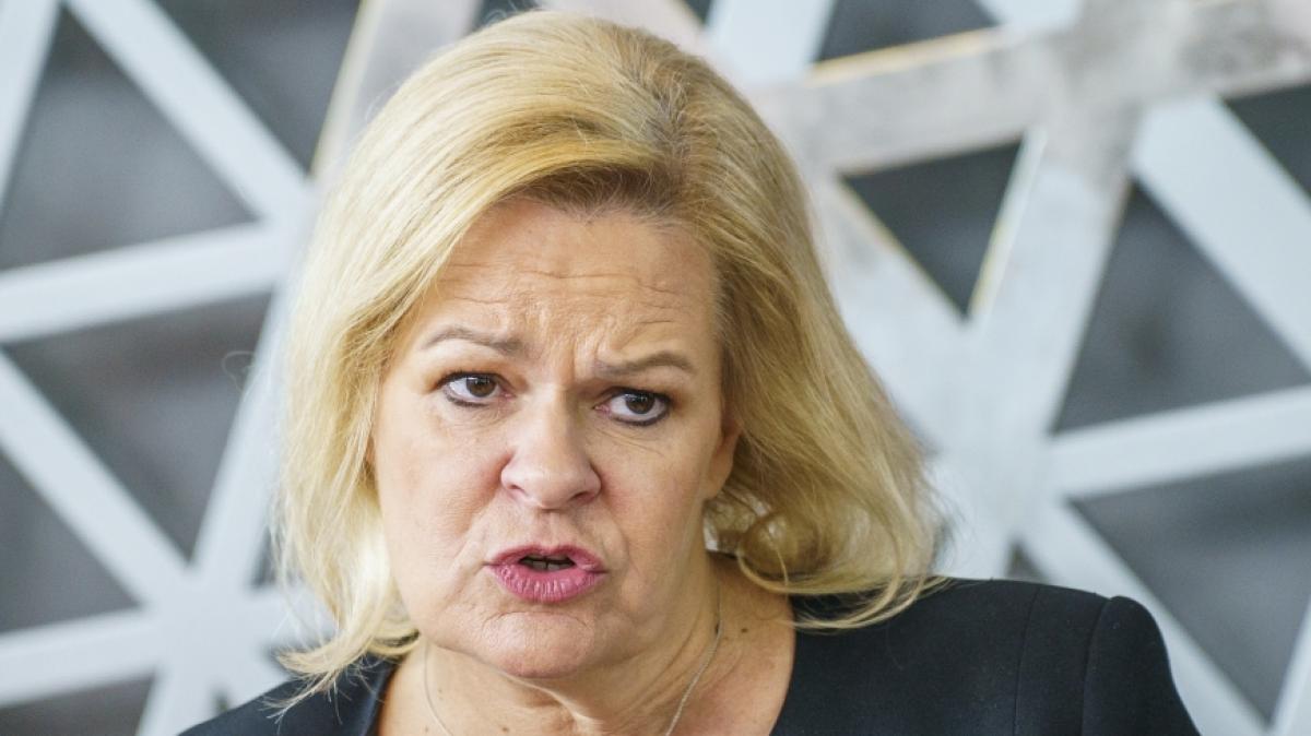 Nancy Faeser st&uuml;rzt im Politiker-Ranking auf den letzten Platz. (Foto)
