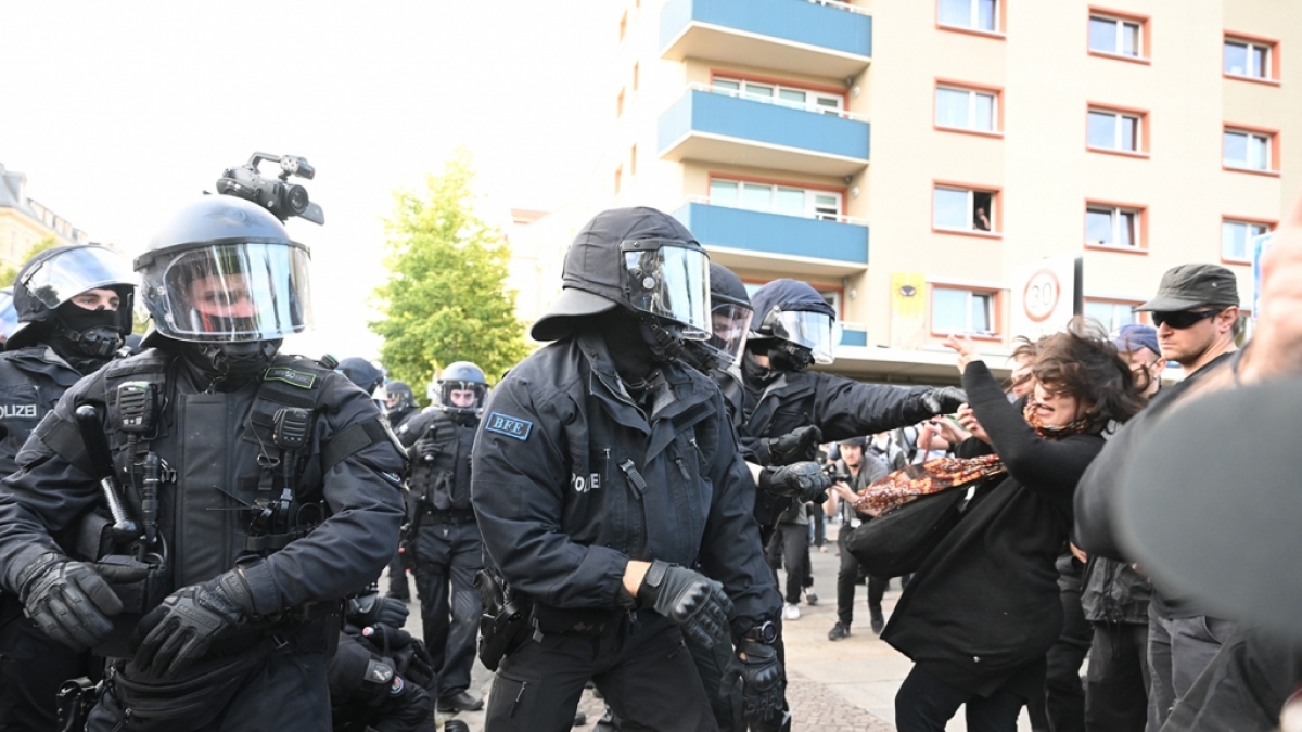 Am 3. Juni kam es in Leipzig laut Polizei zu schweren Ausschreitungen. (Foto)