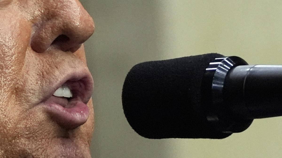 Pl&ouml;tzlich herrschte beim Interview von Donald Trump "Koks-Alarm". (Foto)