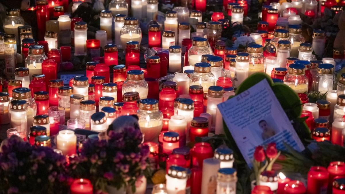 Das B&uuml;ndnis "Aschaffenburg bleibt bunt" veranstaltete ein stilles Gedenken nach dem t&ouml;dlichen Messerangriff im Park Sch&ouml;ntal. (Foto)