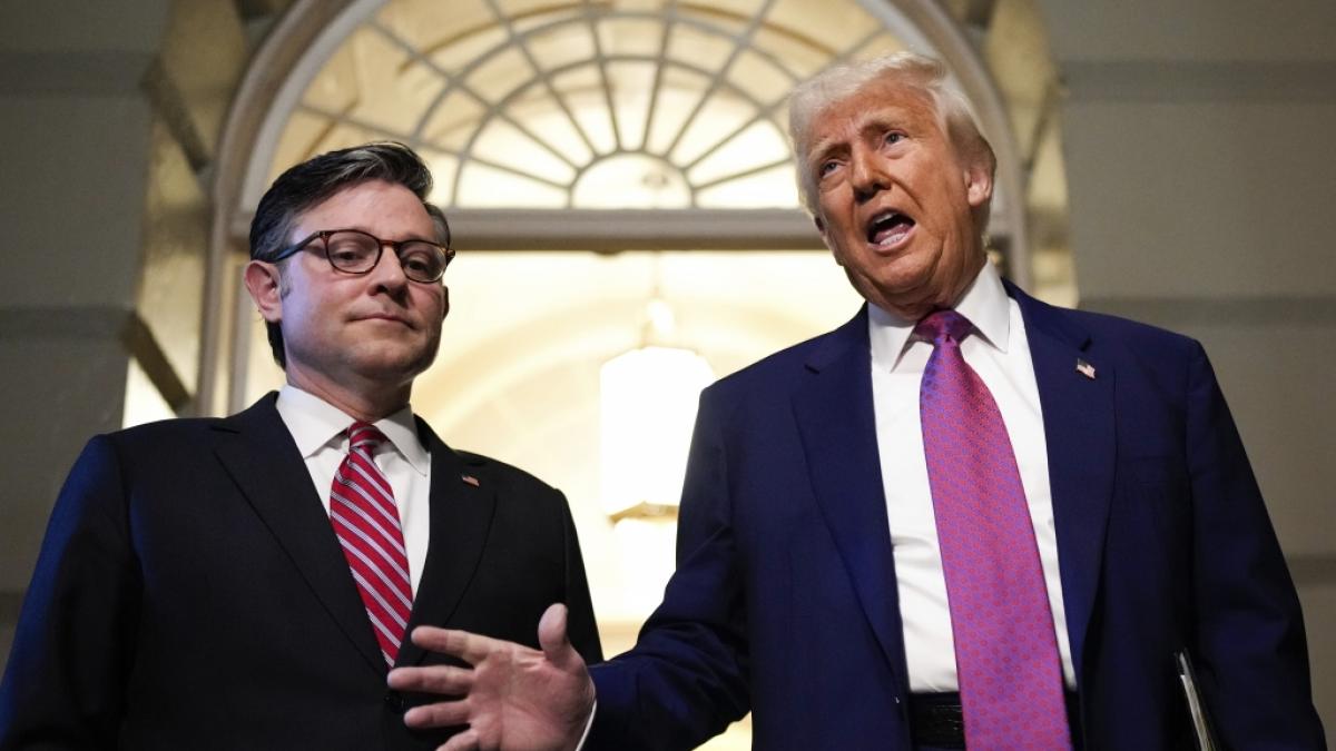 Donald Trump heizt die Ger&uuml;chte um eine m&ouml;gliche Demenz-Erkrankung mit einem Auftritt im US-Kapitol an. (Foto)
