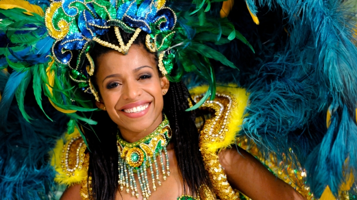 Die Tänzer des deutschen Fernseh-Balletts bringen brasilianisches Flair in die Sendung von Carmen Nebel.