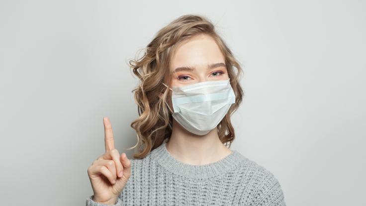 Mundmasken können das Infektionsrisiko senken.