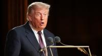 Donald Trump bei der Trauerfeier von US-Senator Lindsey Graham. Der Tod seines Freundes hat den US-Präsidenten Berichten zufolge tief erschüttert.