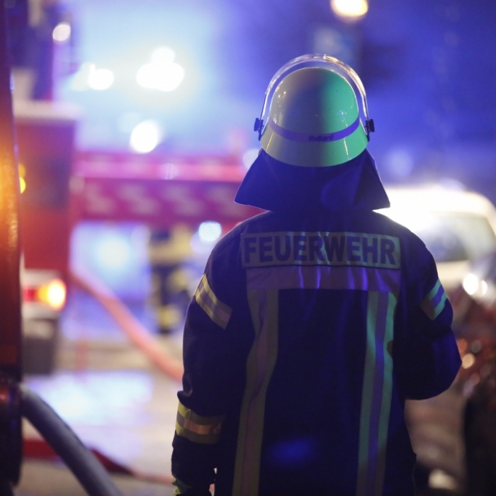 Wäschetrockner brennt in der Wiesenstraße