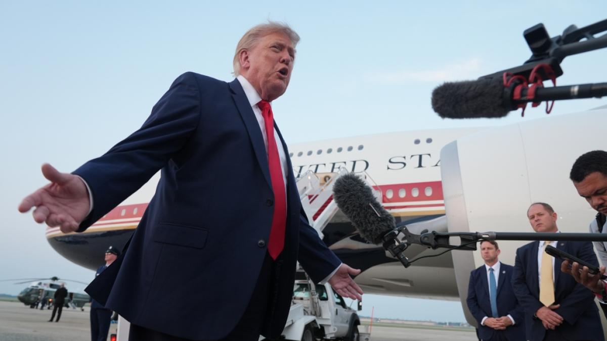 Donald Trump hat offenbar kein Problem damit, toten US-Soldaten Worte in den Mund zu legen, um seine eigene Agenda zu st&auml;rken. (Foto)