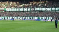 Nicht jeder Fußball-Fan ist mit der Verteilung der Übertragungsrechte von Fußballspielen in der 3. Liga einverstanden.