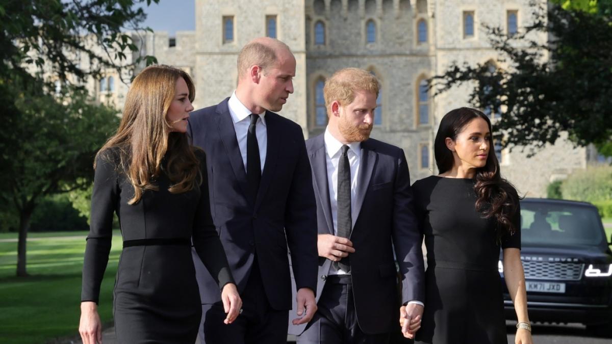 Meghan Markle und Prinz Harry &auml;tzen gegen Prinz William und Prinzessin Kate. (Foto)