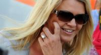 Corinna Schumacher auf der Rennstrecke.