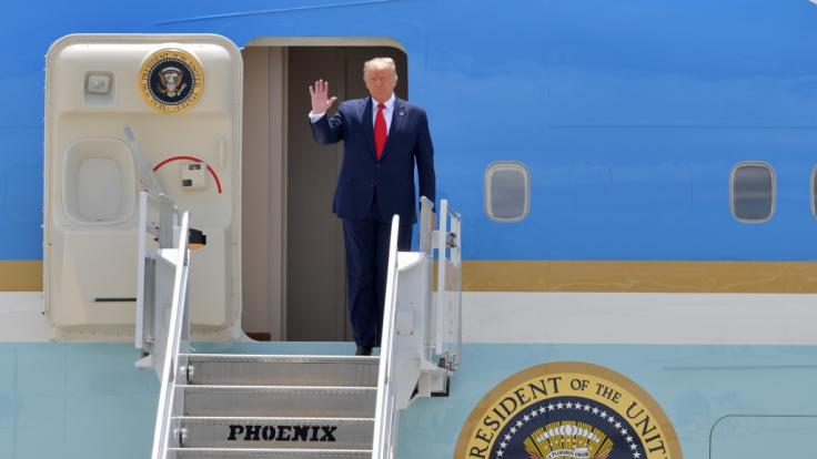 US-Präsident Donald Trump wird die Amtseinführung seines Nachfolgers Joe Biden nicht in Washington miterleben.