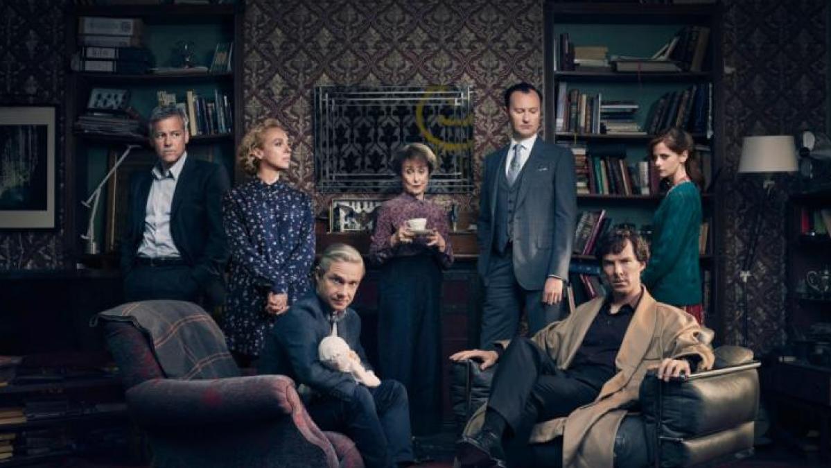 Sherlock"-Star Una Stubbs (Mitte) ist mit 84 Jahren gestorben. (Foto)