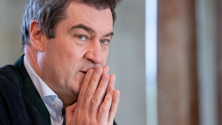 Markus Söder stellt Bayernplan für Corona-Lockerungen vor.