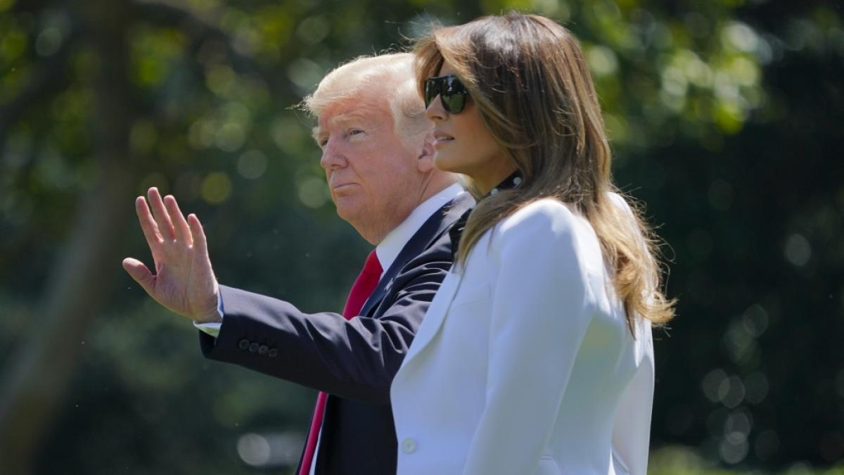 Donald Trump und Melania sollen im Wei&szlig;en Haus gr&ouml;&szlig;tenteils getrennte Wege gehen. (Foto)