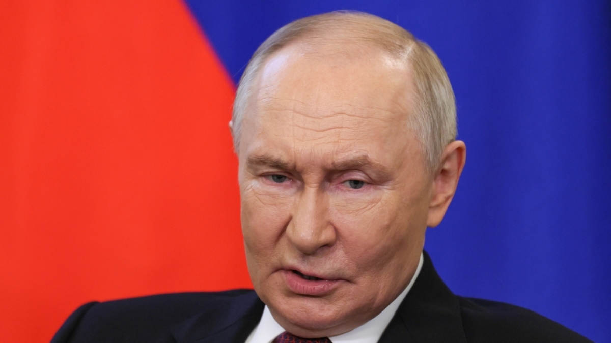Ein massiver Angriff der Ukraine ersch&uuml;ttert Wladimir Putin. (Foto)