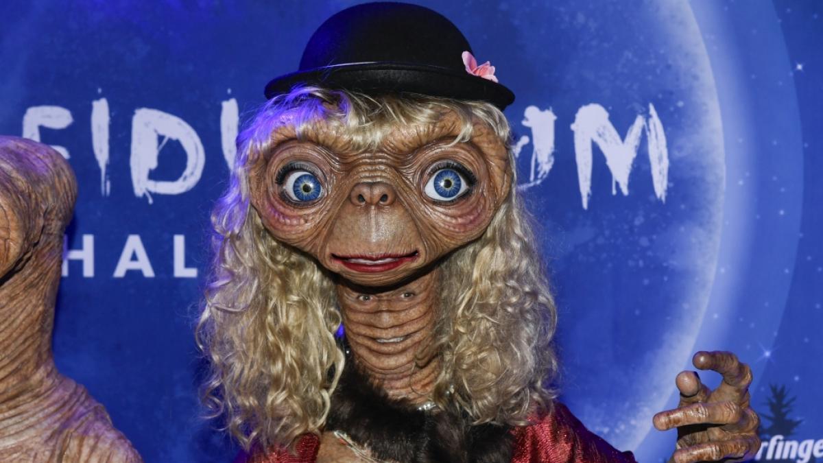 Heidi Klum trat bei ihrer ber&uuml;hmten j&auml;hrlichen Party in New York als der Au&szlig;erirdische E.T. ins Rampenlicht. (Foto)