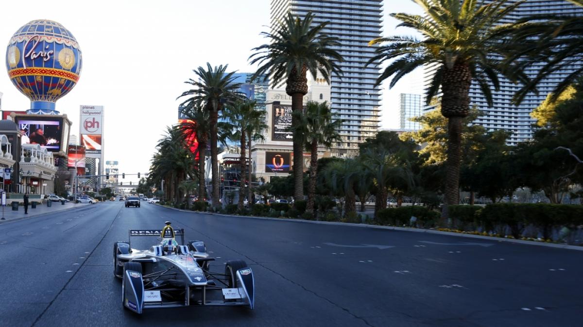 Der Las Vegas Strip in der weltber&uuml;hmten Zocker-Metropole im US-Bundesstaat Nevada wird vom 17. bis 19. November 2023 Schauplatz f&uuml;r das Formel-1-Rennen um den Gro&szlig;en Preis von Las Vegas. (Foto)