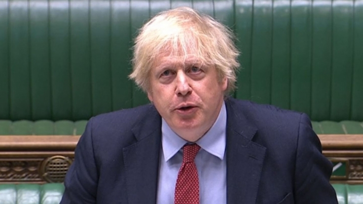 Boris Johnson war am Mittwoch in einen Autounfall verwickelt.