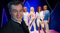 Markus Söder durfte im ABBA-Museum in Stockholm 